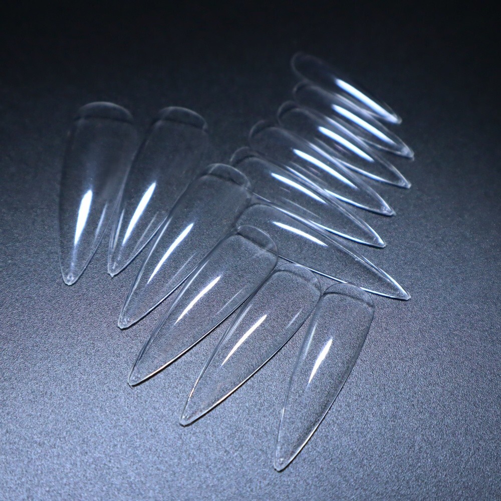 XXXL Gel Full Cover Nail STILETTO Shape 360 BOXED!!