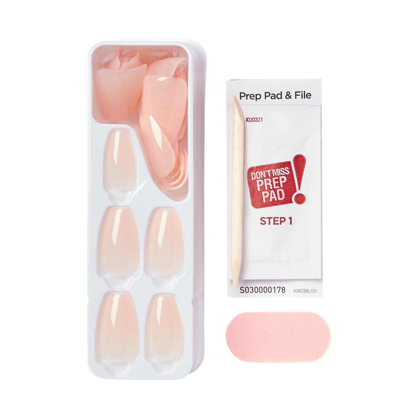 KISS imPRESS No Glue Mani Press On Nails, , 33 Piece Set, Serendipity