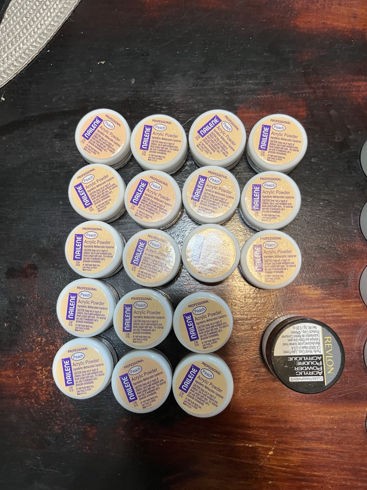 Nailene Nails & Tips New,glue may be dried Box full of tips & accessories vinta
