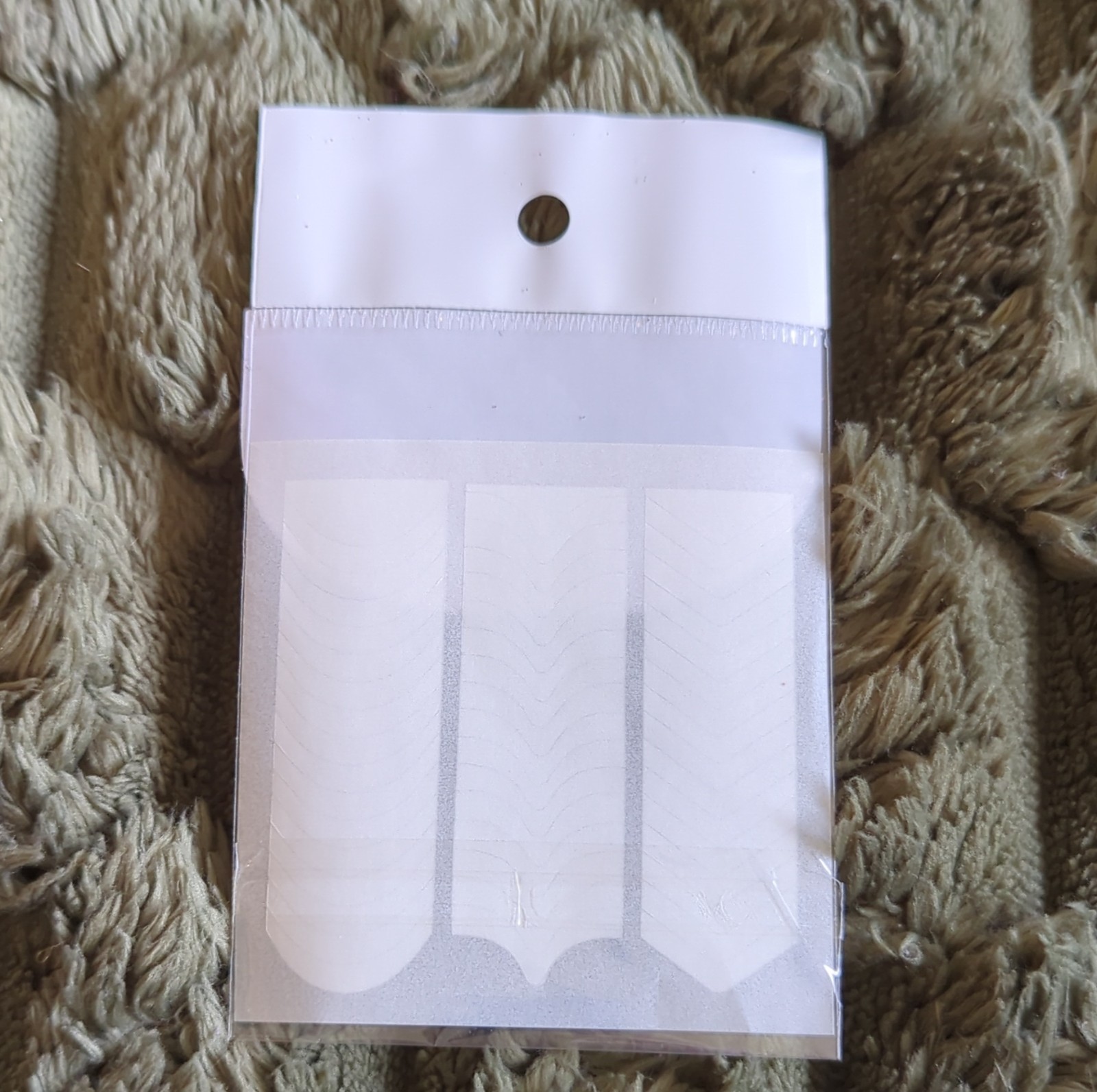 XF French White Tip Guides Easy Application for Nail Tips Artificial Nails