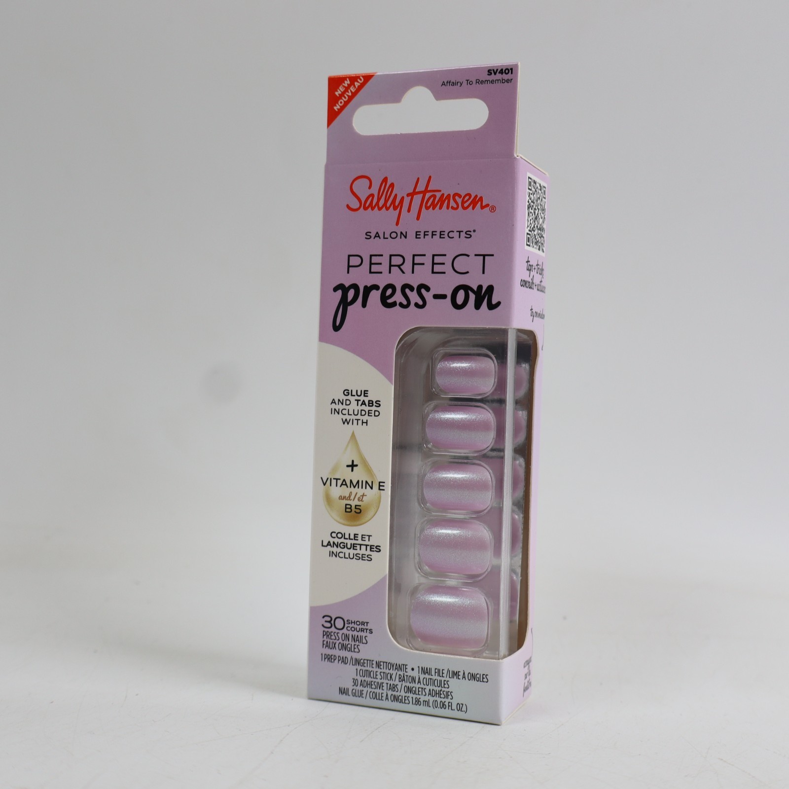 2PK Sally Hansen Salon Effects Perfect Press-On Nails, Affairy to Remember SV401