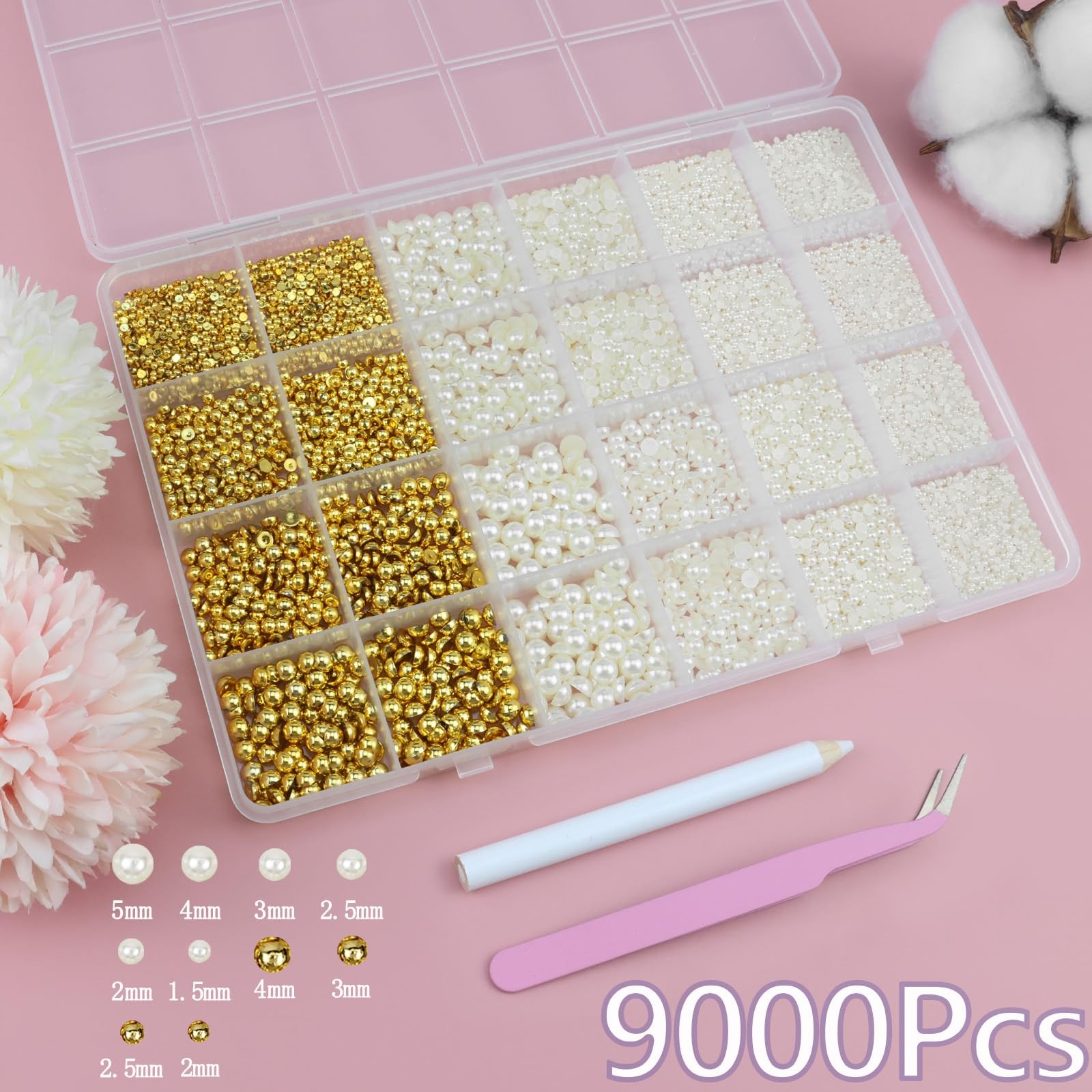 SEMATA Bedazzling Kit Cream Gems