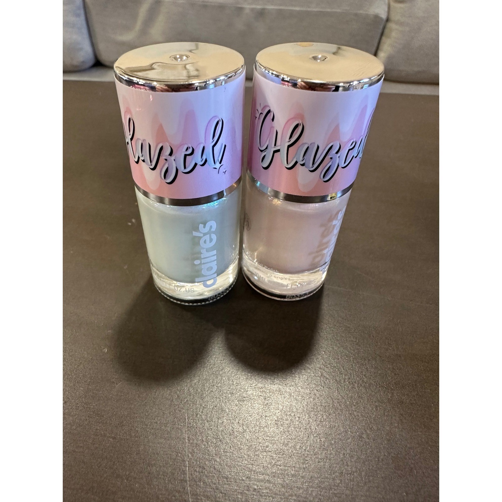 Claire’s Kids Fun Press On Nails 24 Piece Leopard French Tip Vegan Glow