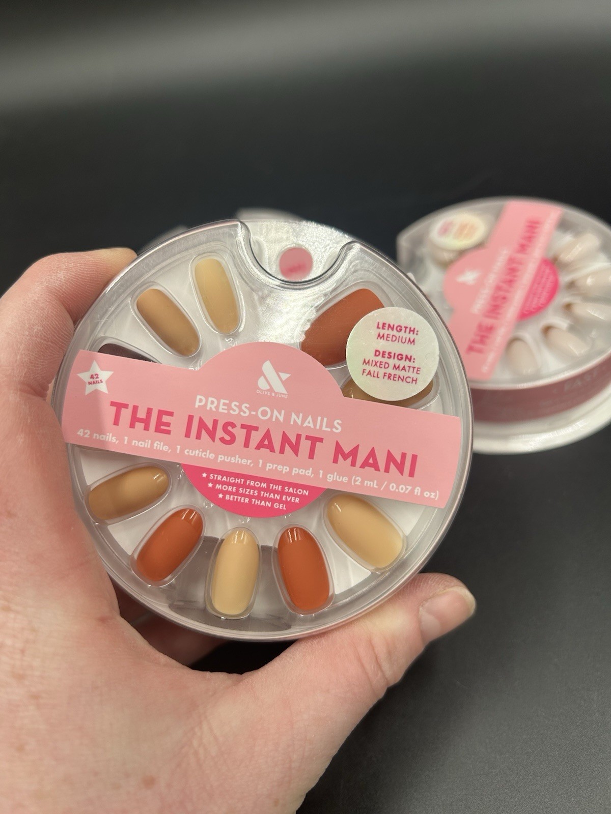 3 Olive & June Press-On Nails Instant Mani Medium (Bundle deal