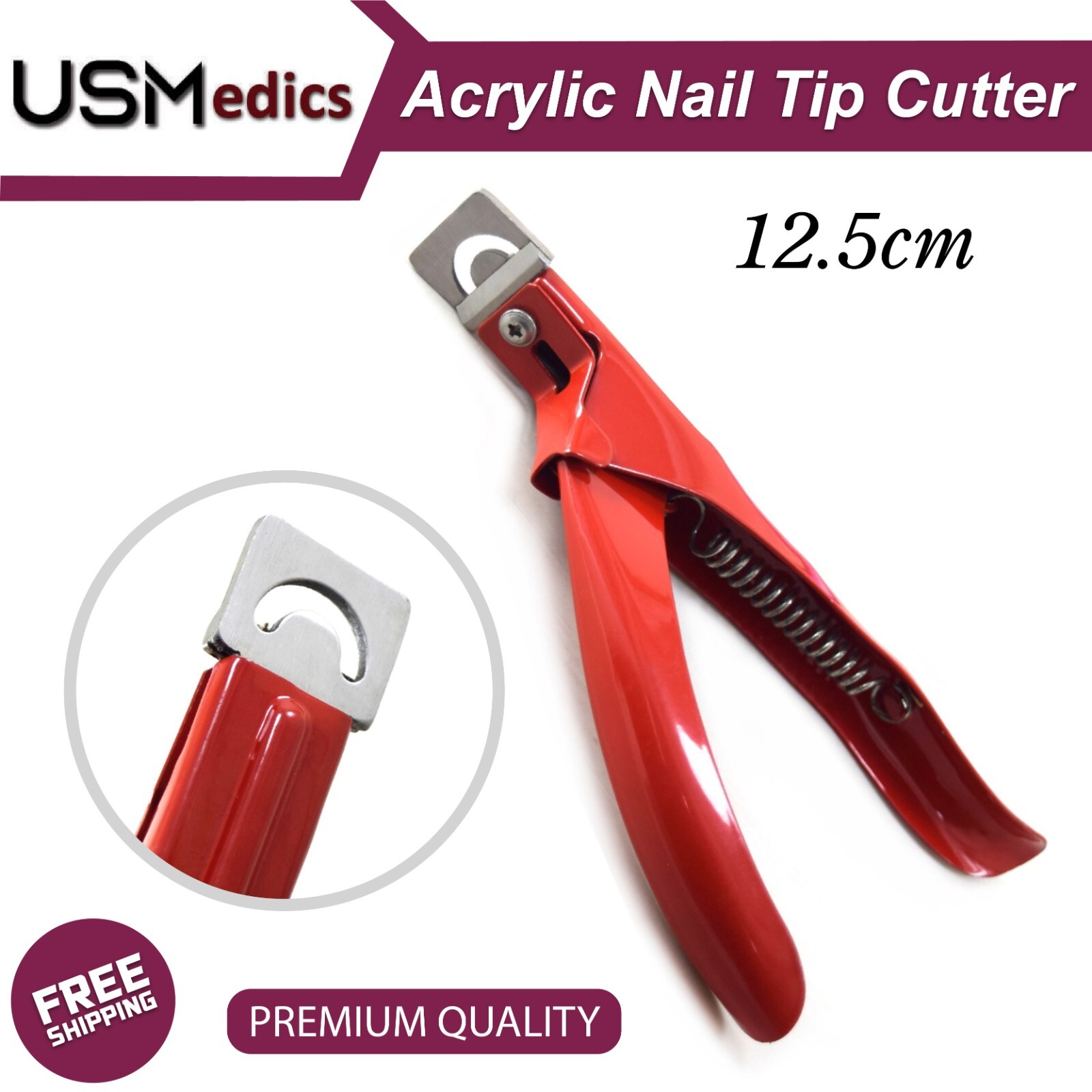 Acrylic Tips Cutter Nails Art Scissors Nails Clipper for Artificial Nails Care