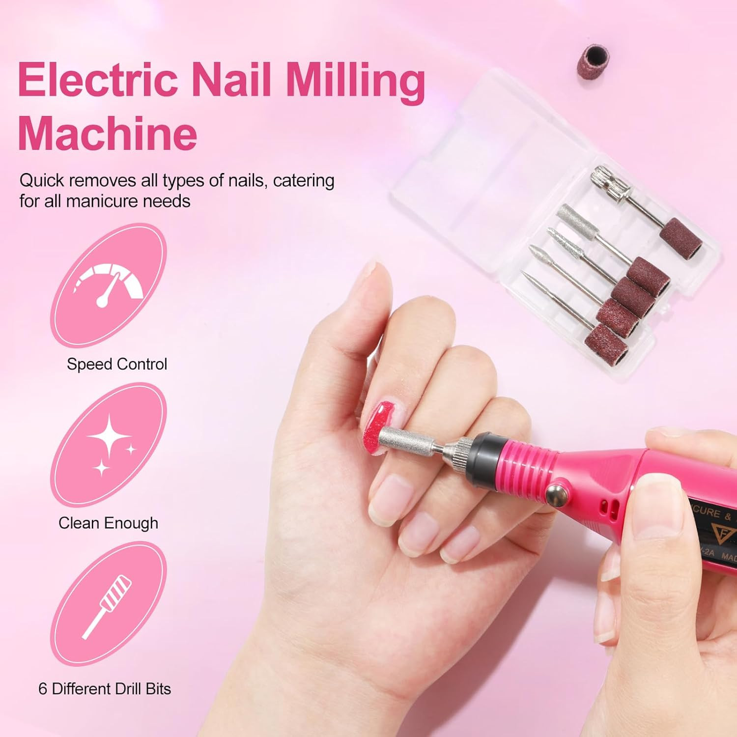 Acrylic Nail Kit with Drill and U V Light, Professional Nail Kit Acrylic Set for