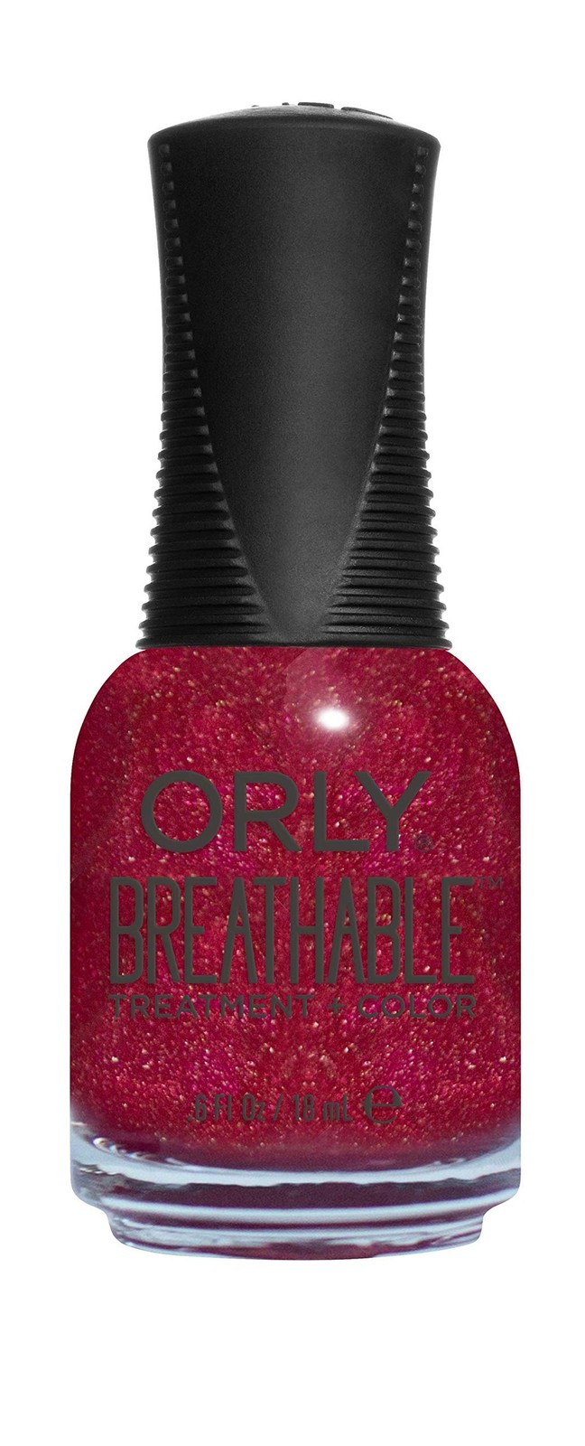 Orly Breathable Nail Color, Stronger than Ever, 0.6 Fluid Ounce Gold,Red
