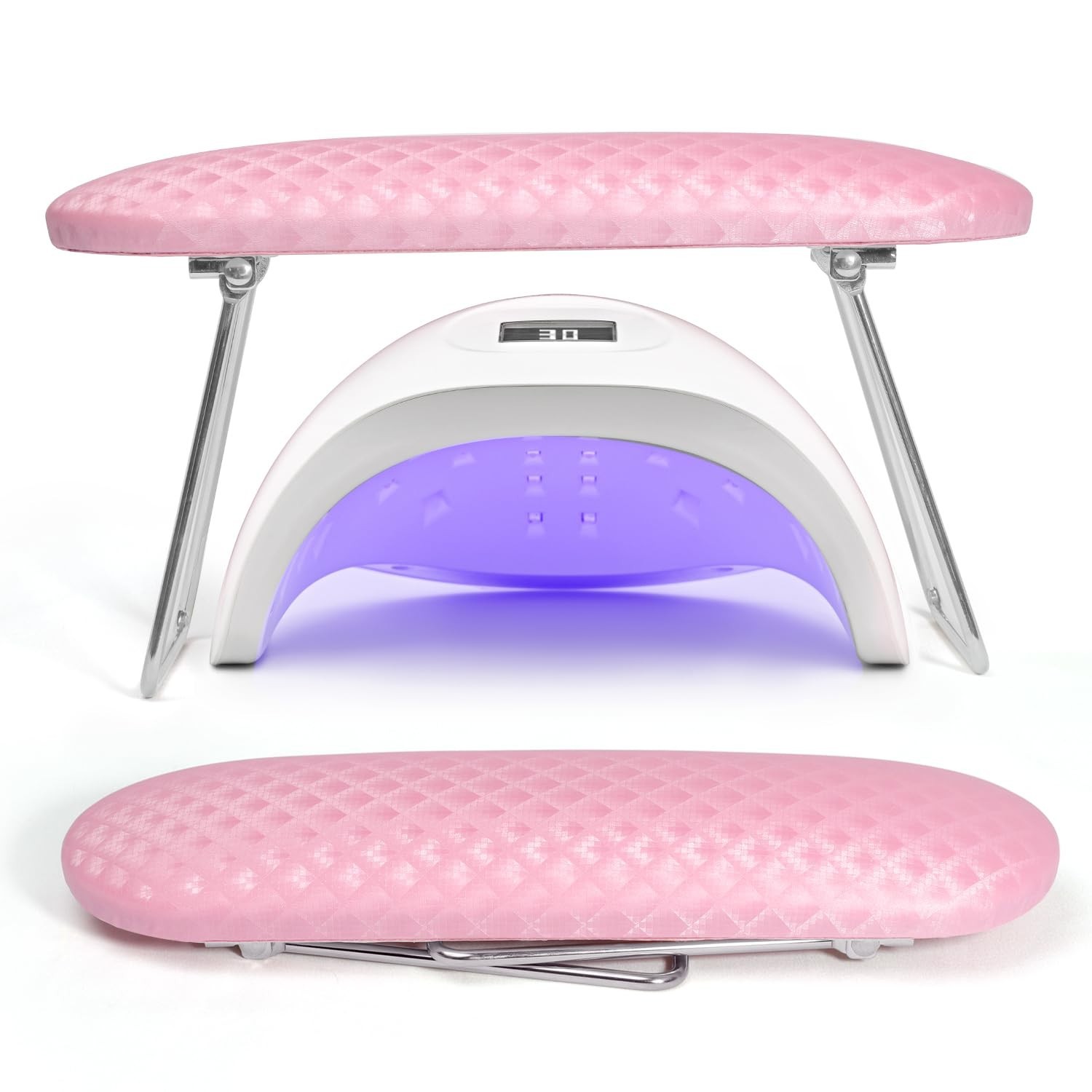 Arm Rest for Nails Tech, Professional Microfiber Leather Nail Hand Rest Stand…