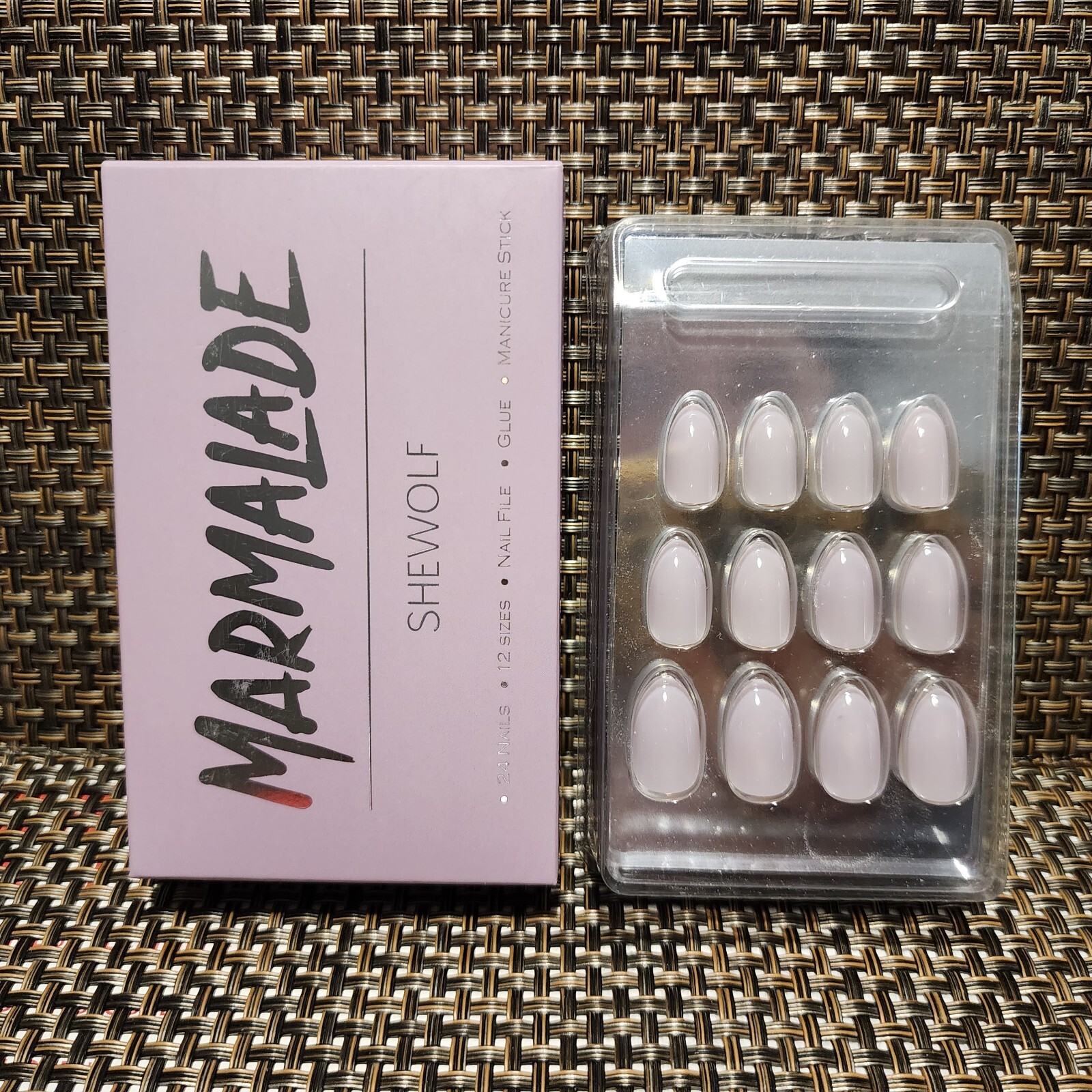 Marmalade Nails in She wolf, Blanca & Volta. Set of 5