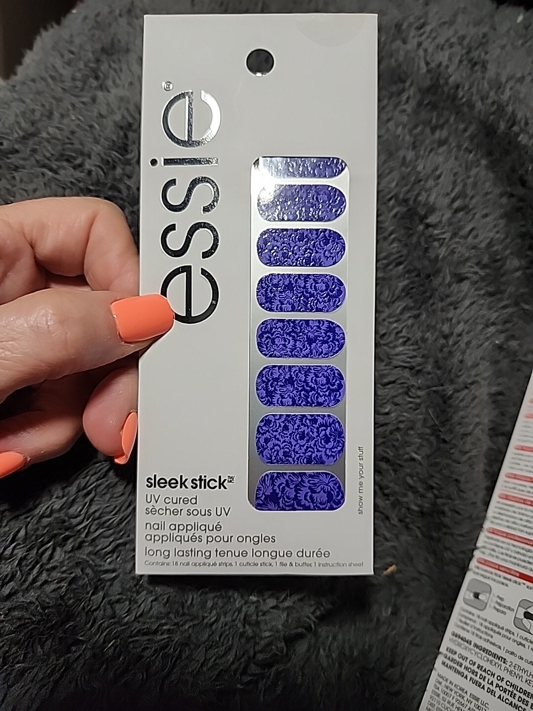 Essie Sleek Stick UV Cured Long Lasting Nail Applique #300 Show Me Your Stuff