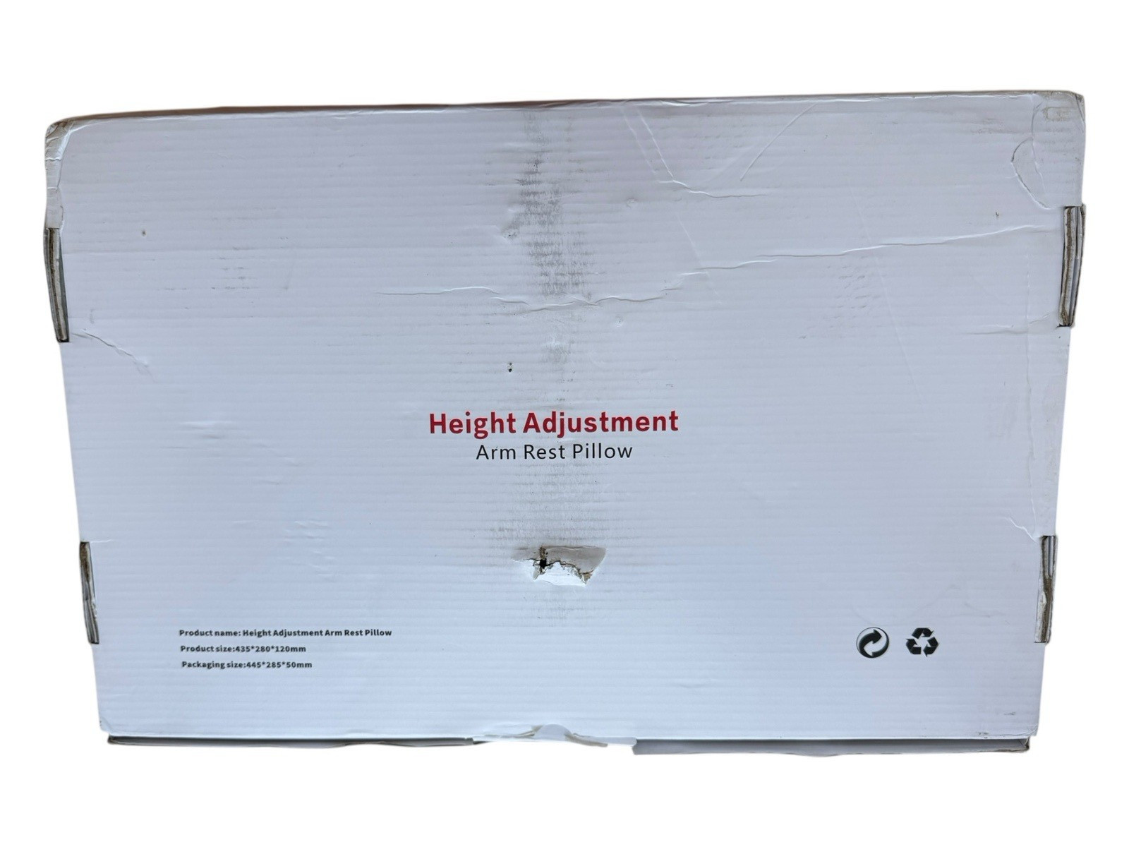 U-Shaped Adjustable Manicure Arm Rest Pillow – White – Read