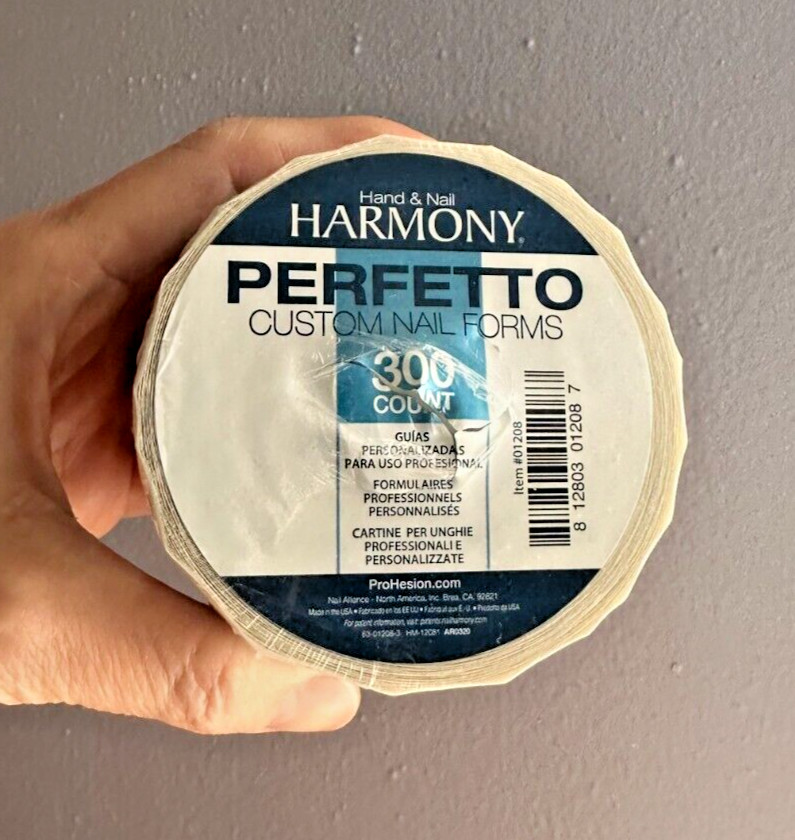 Harmony Perfetto CUSTOM Nail Forms 300 ct # 01208