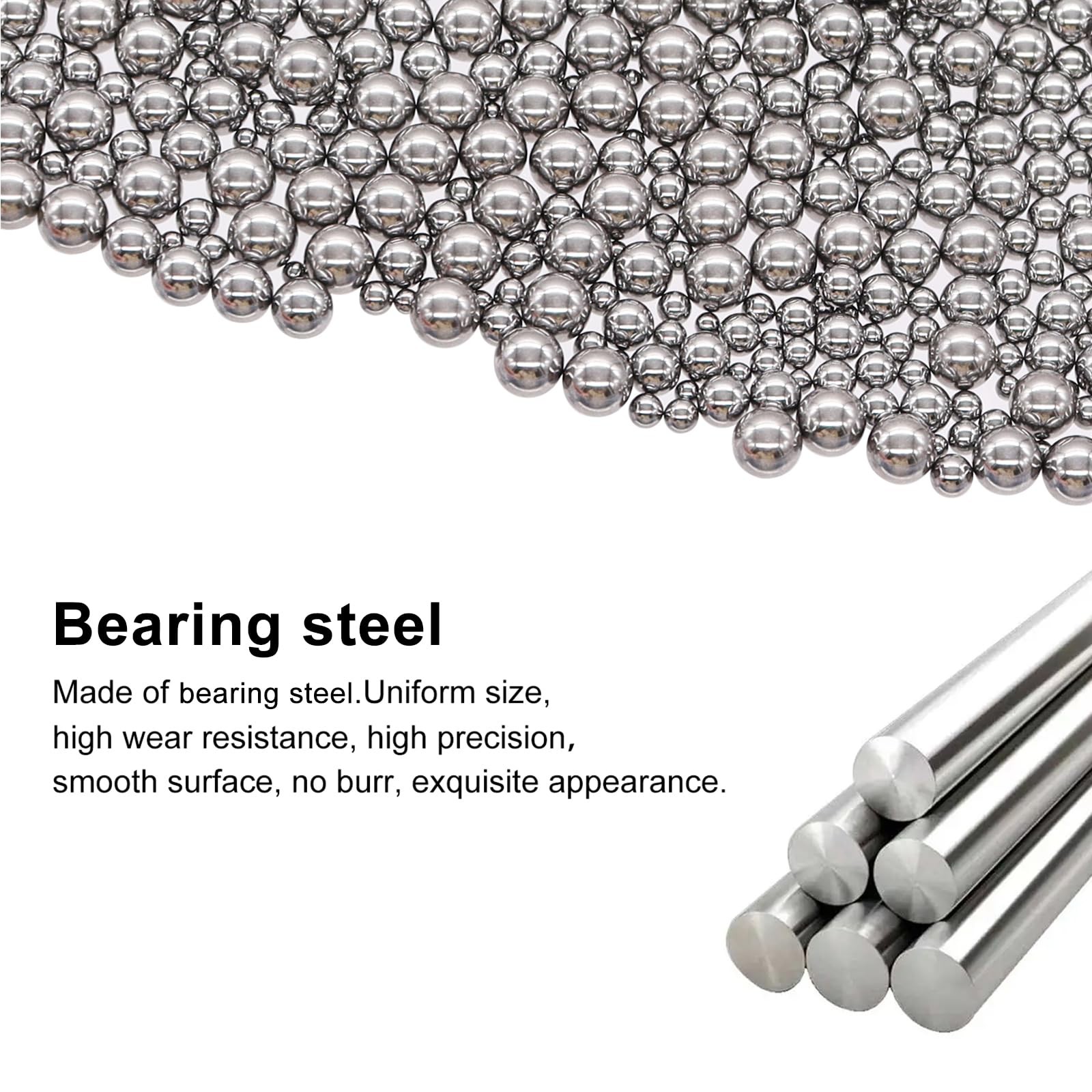 620pcs Bicycle Bearing Balls Metal Mixing Assortment Kit