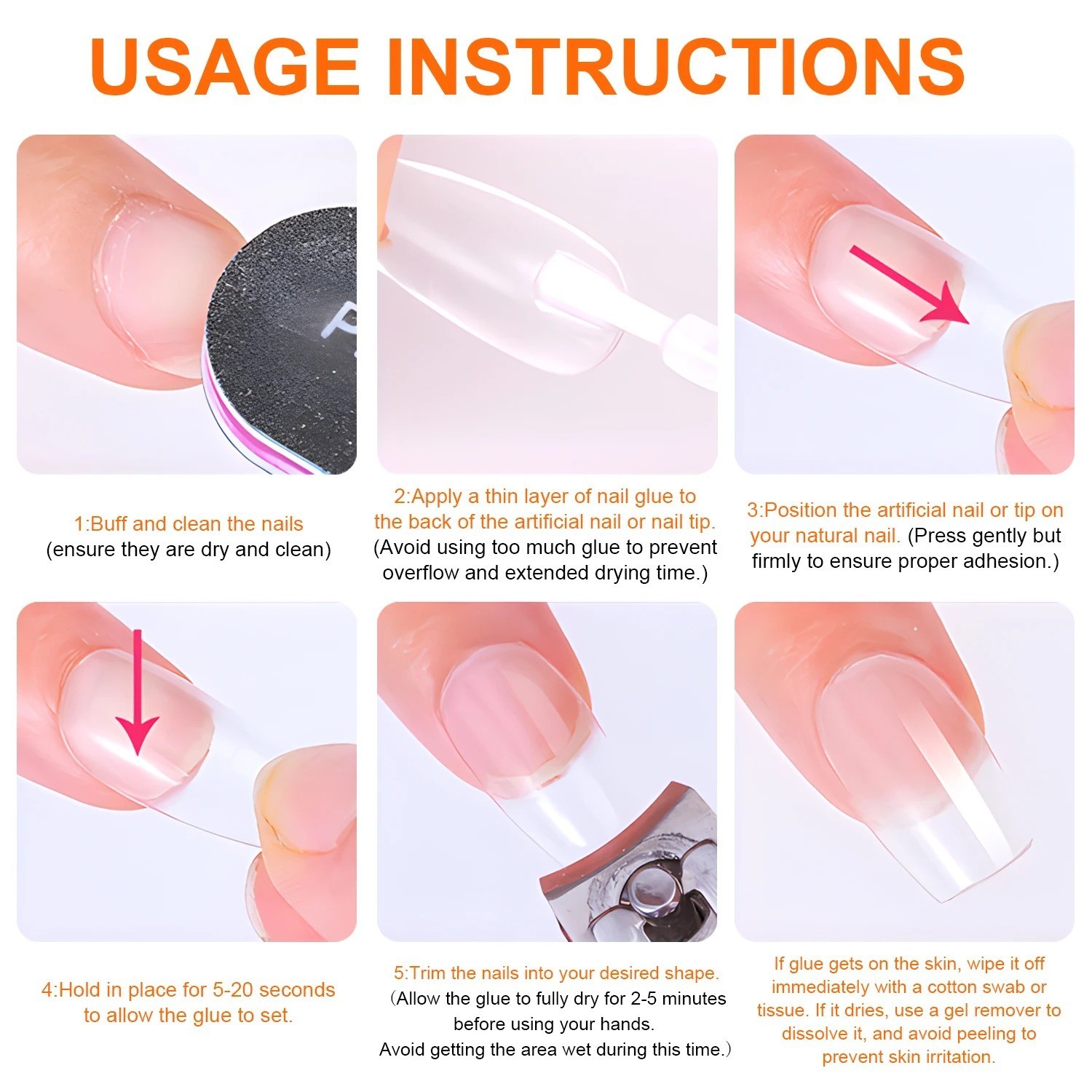 Waterproof Liquid Nail Adhesive,Long-Lasting & Fast-Drying, Formaldehyde 3pcs