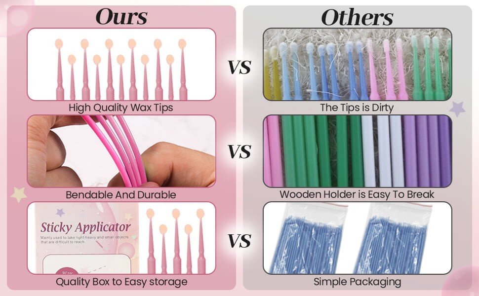 Tooth Gem Wax Applicator Picker Tool for Crystals Dental Gems Jewelry