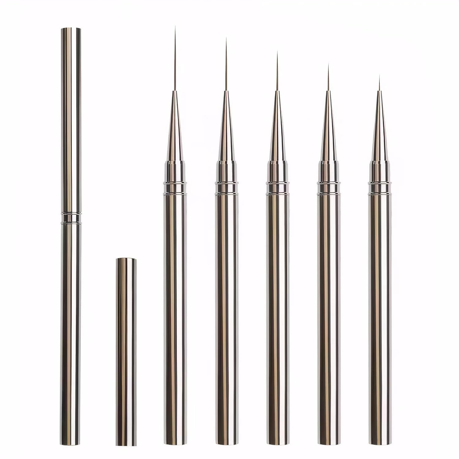 Nail Art Liner Brushes Set – 5PCS Long Thin Nail Brushes for Gel Nail Polish,…