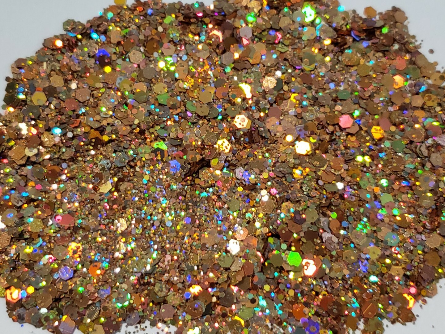 Raw GOLD Chunky Nail Glitter 3 grams