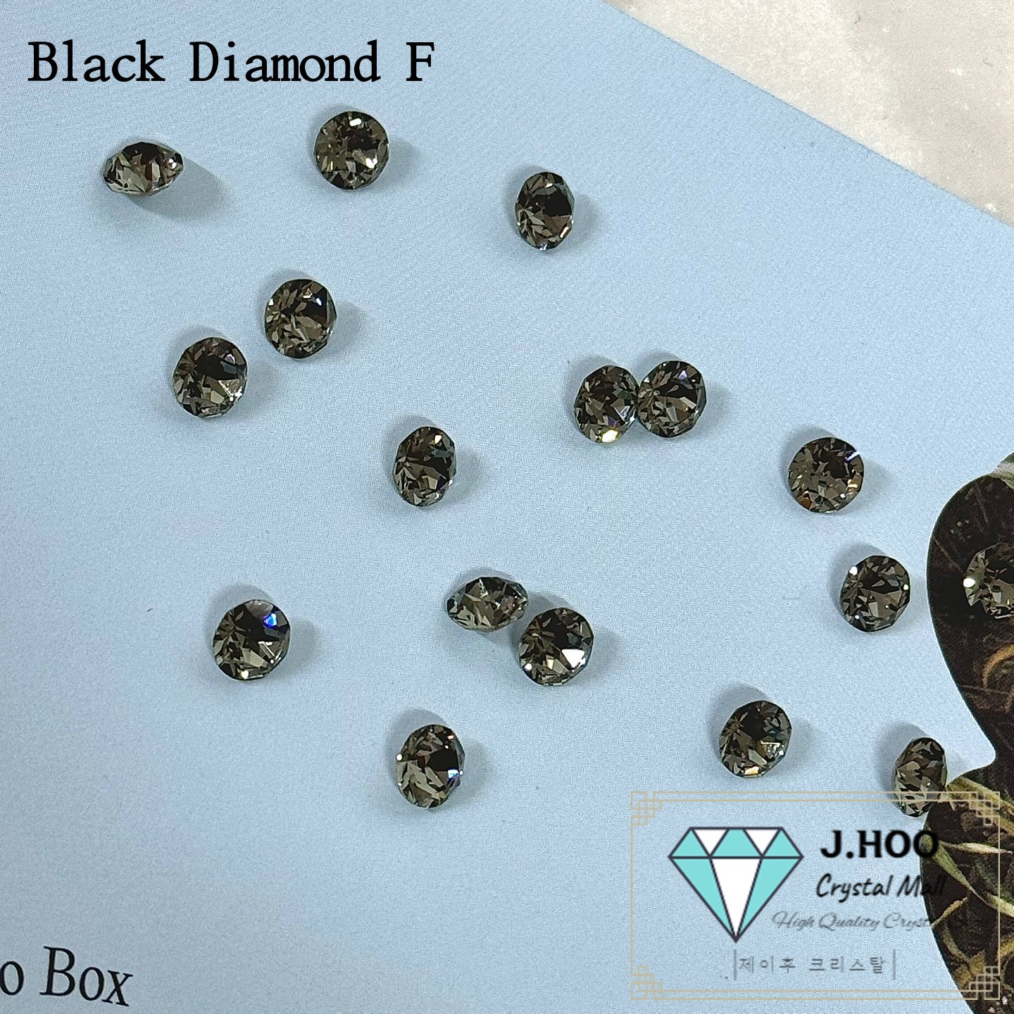 Swarovski Crystal 1088 -Black Diamond F