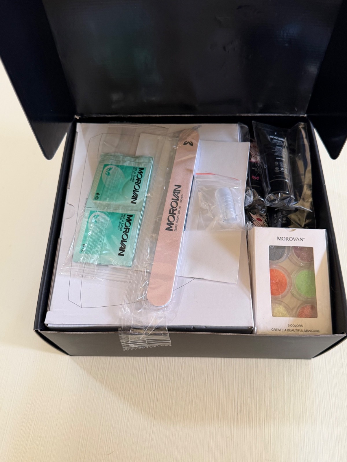 Morovan Professional Nail Art Acrylic Nail System with Drill & Dryer Open Box