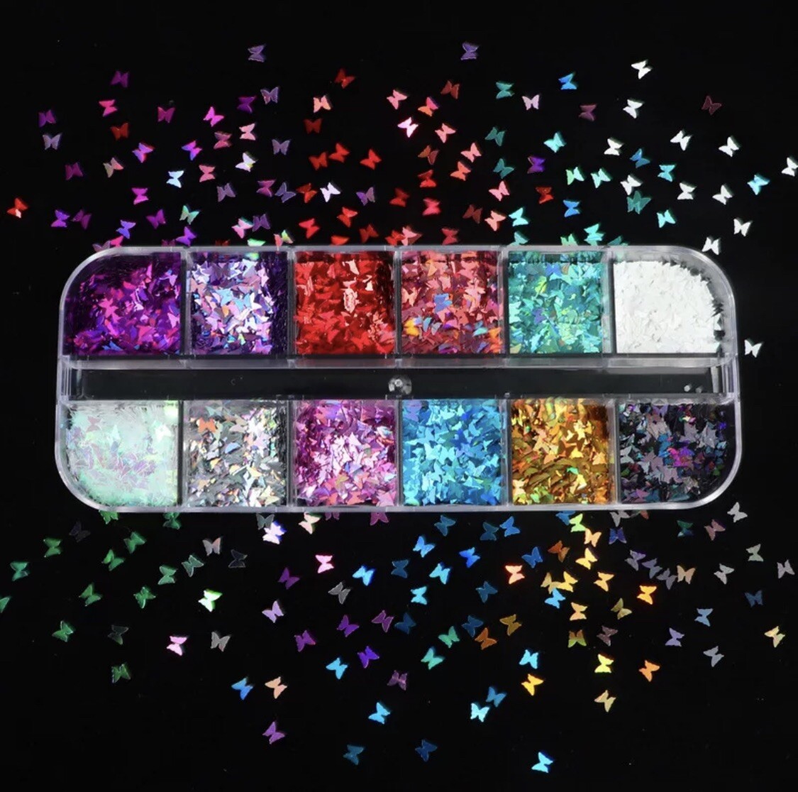 Nail Art Amazing Quality Various Colour Butterflies Fruit Hearts Flakes Flowers