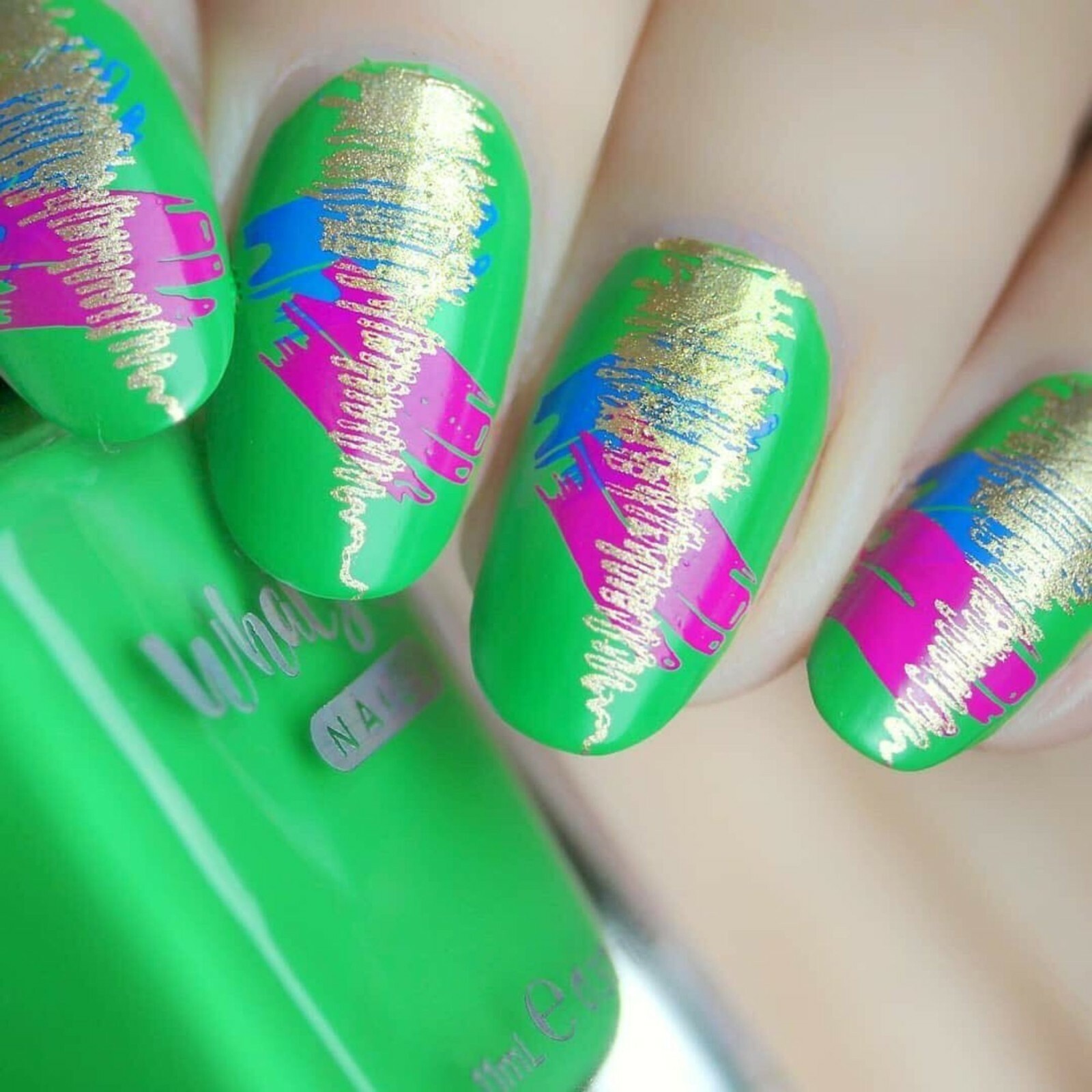 Nip it in the Bud Stamping Polish (Light Green), Nail Polish for Nail Art