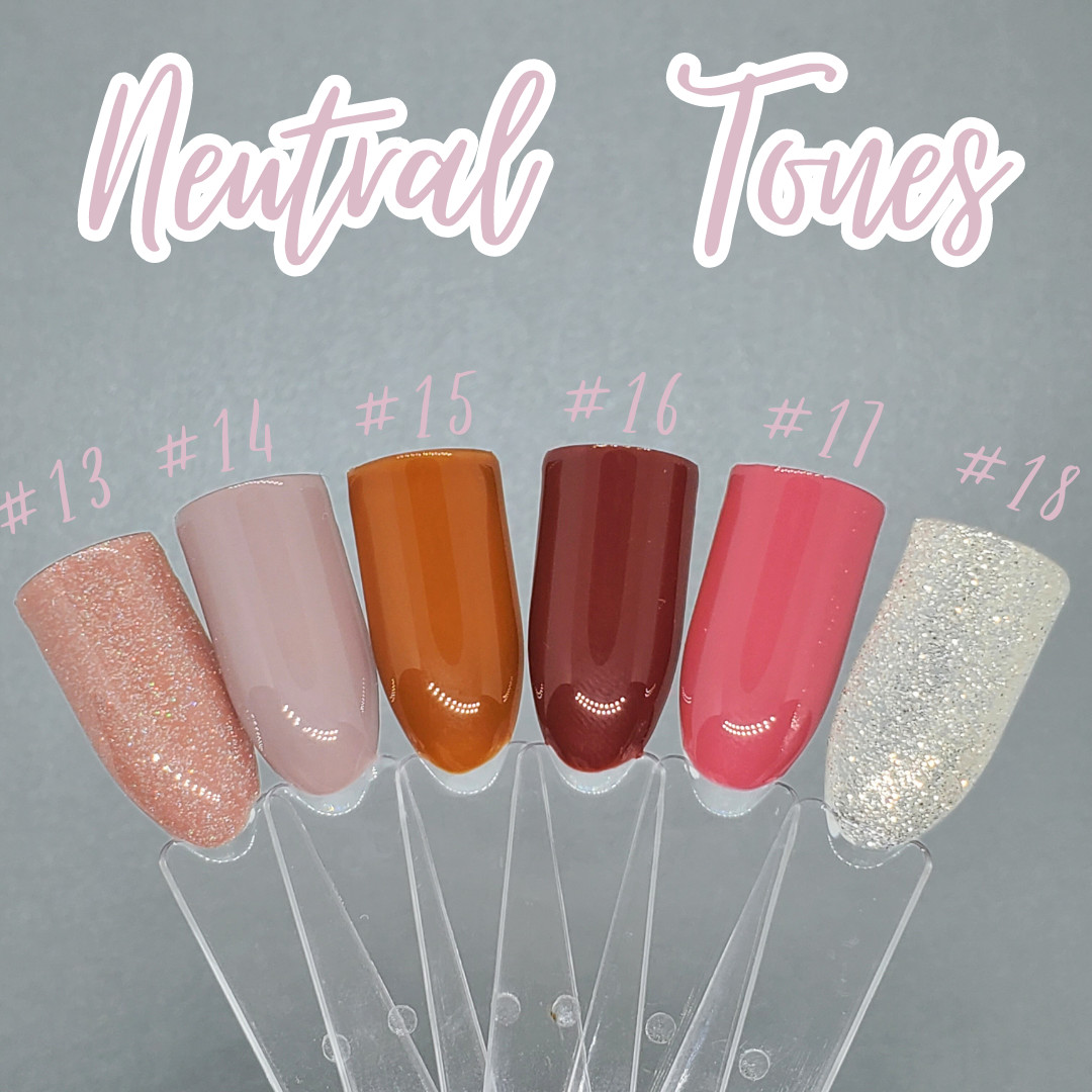 #15 Medium Brown Press On Nails | Handmade | Hard Gel Glue On Nails
