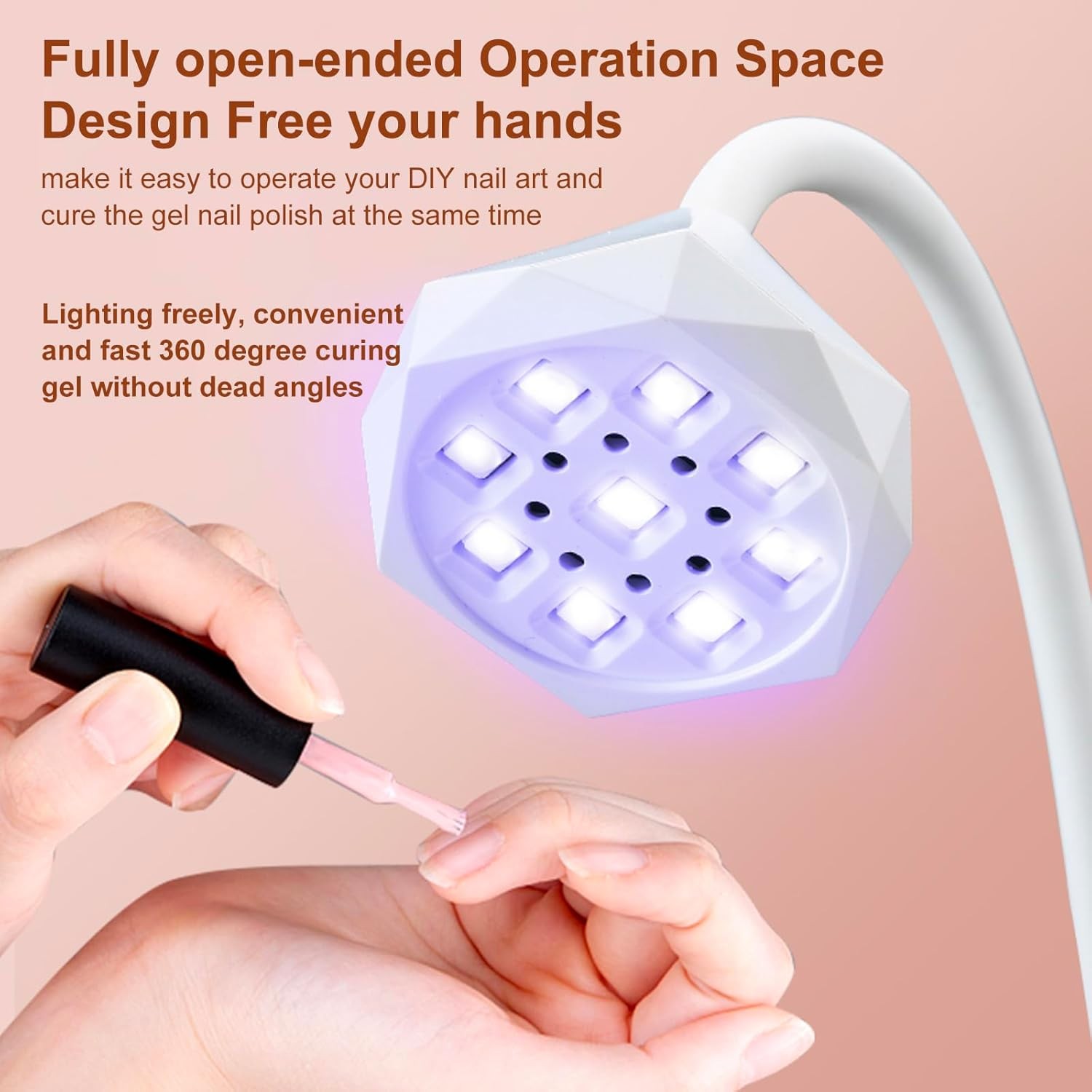LED UV Nail Lp Recharable Mini UV Light for l X Nails Extens,
