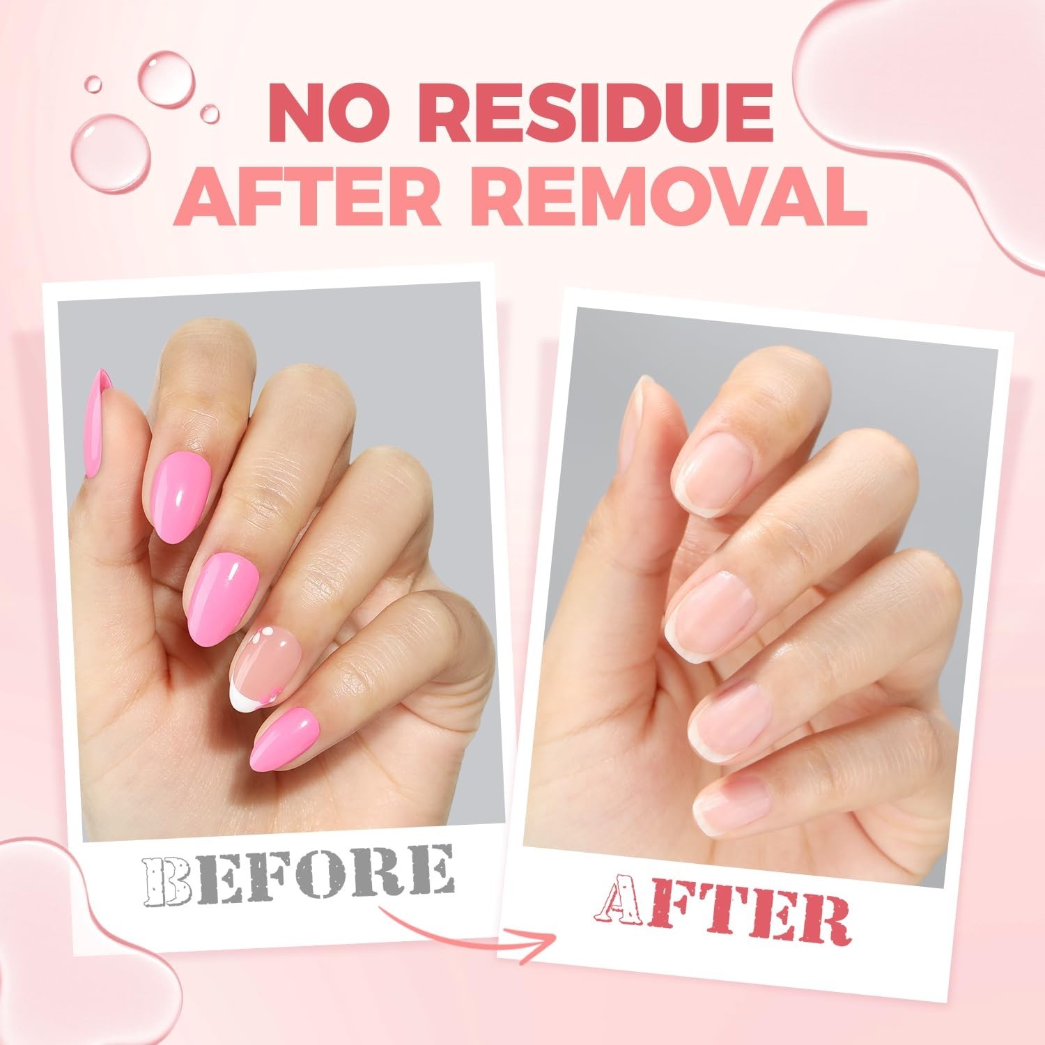 Effortless Nail Glue Removal: Acetone-Free Gel with Built-in Crowbar (30ML)