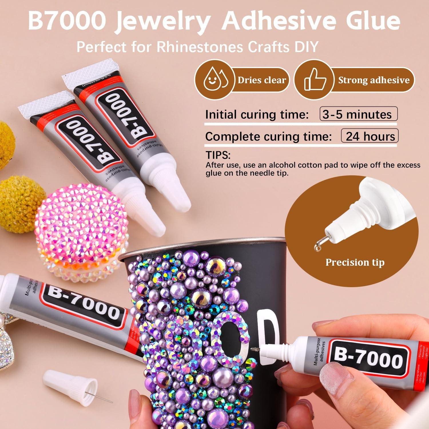 14000PCS Flatback Pearls & Gold Rhinestones for Crafting, Nail Art, DIY Decor