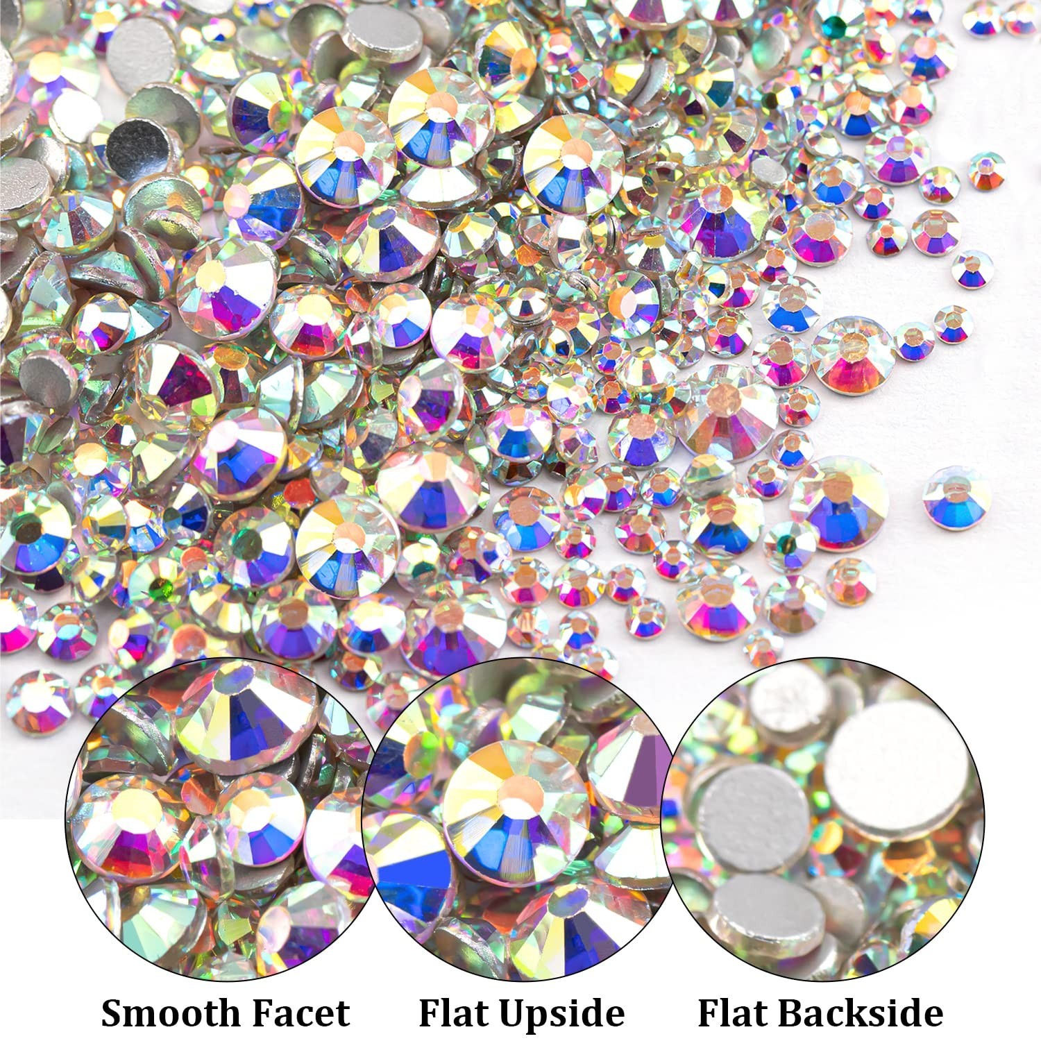 Piedras Para Uñas Conjunto De Diamantes De Imitación De Cristal 4520 piezas