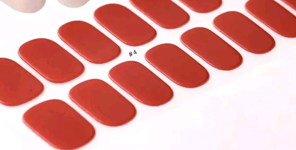 16 PCS semi Cured Gel Nail Stickersx3 Colours Of Your Choice £8 ♡ FREE Postage ♡