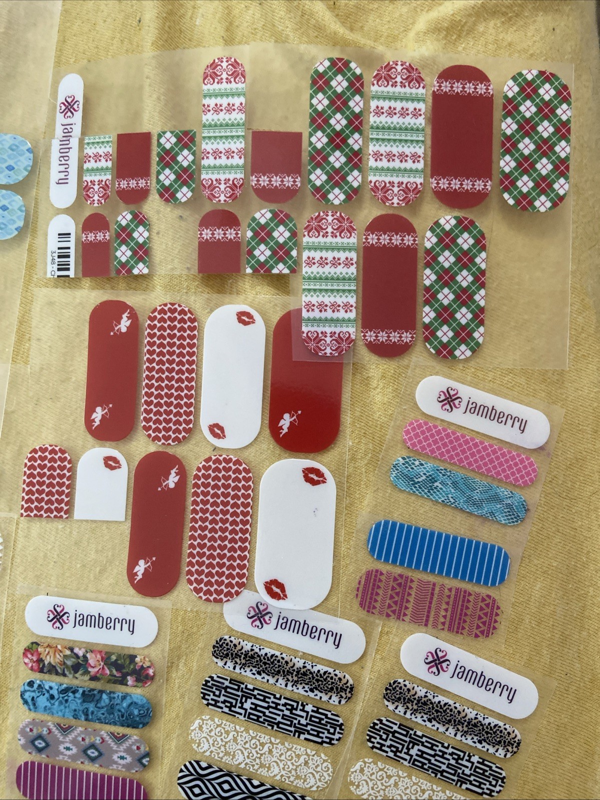 Misc Jamberry Nail Wraps Trial Sheets And Remnants