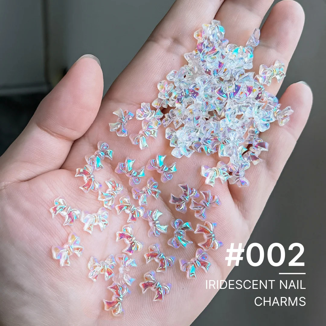 Iridescent Nail Charms