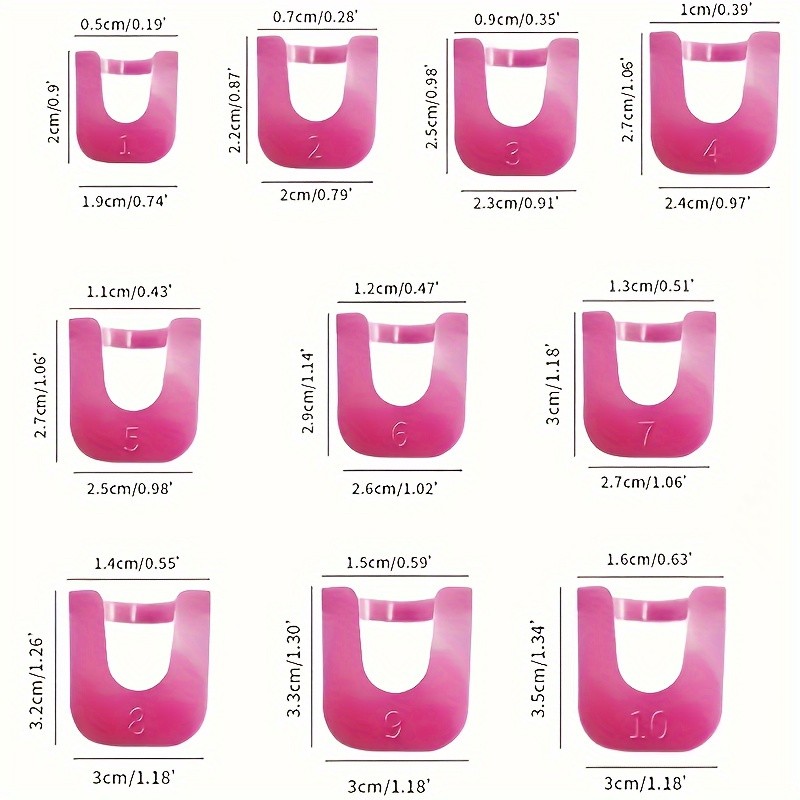 Well-Crafted Reliable Easy to Use 26 Pieces Reusable Nail Art Anti-Fouling Molds