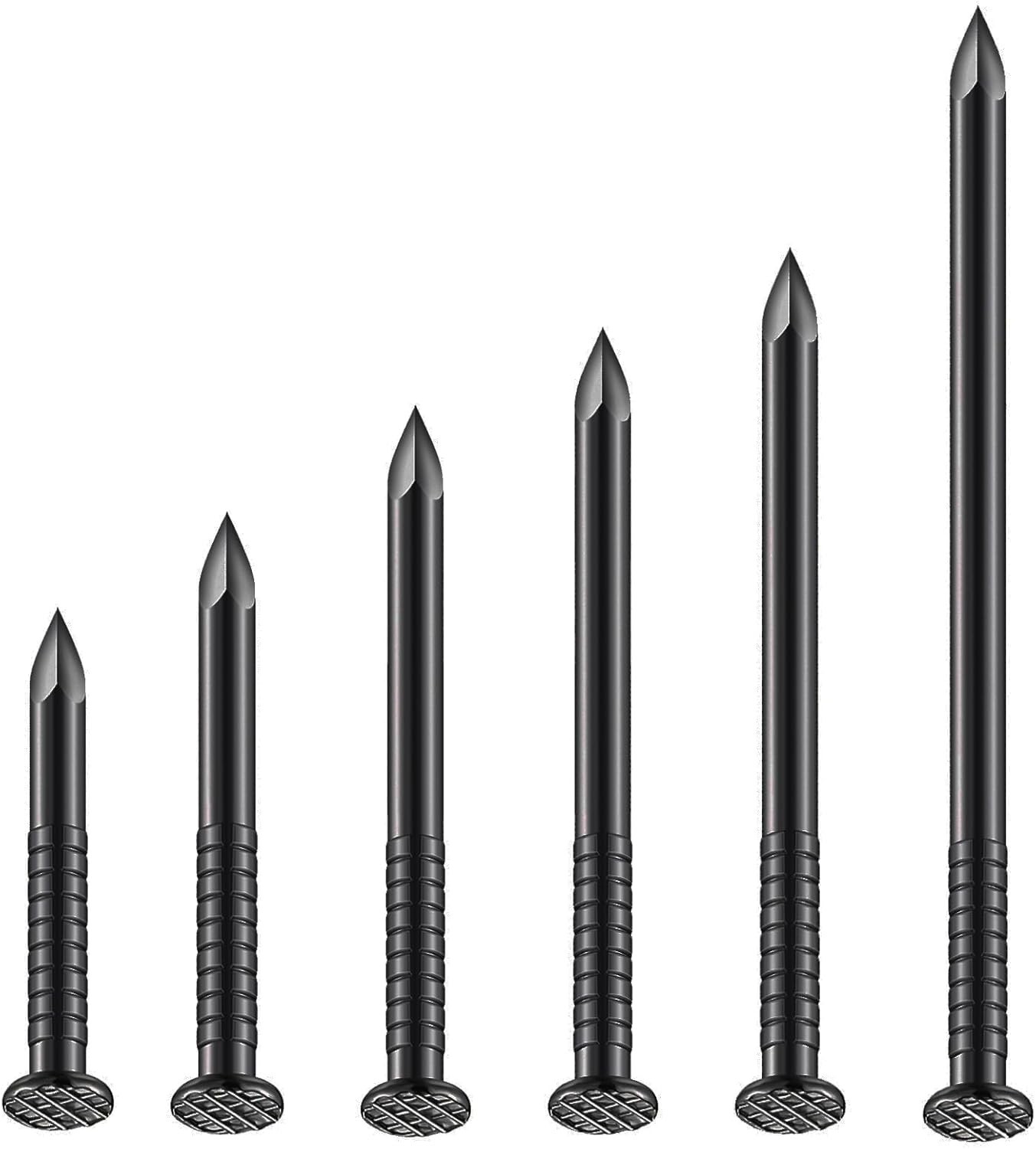 Black High Strength Nails Kit, Hanging Nails Kit, Wall Nails Kit, Wood Nails …