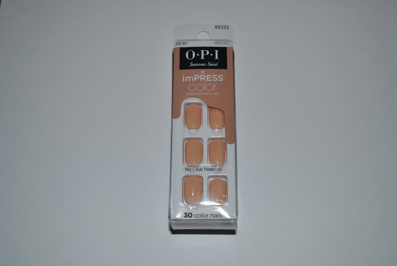 Impress Kiss x O.P.I. Color Press-on Manicure Nails – Samoan Sand (1)