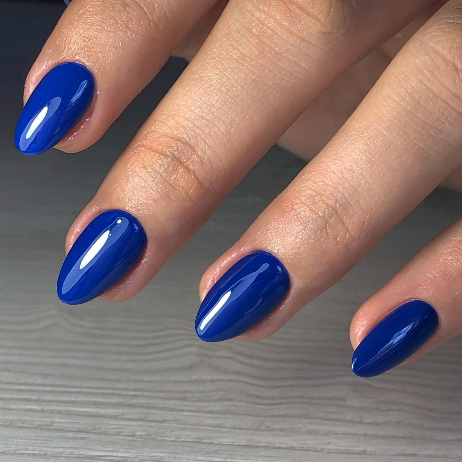 KQueenest Upgrade Thick Acrylic 0.04 Fl Oz (Pack of 24), oval royal blue
