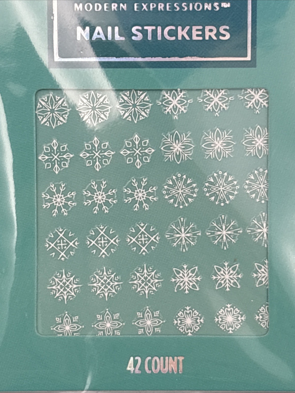 Christmas Holiday Nail Stickers Lot of 9 packs 378 total stickers