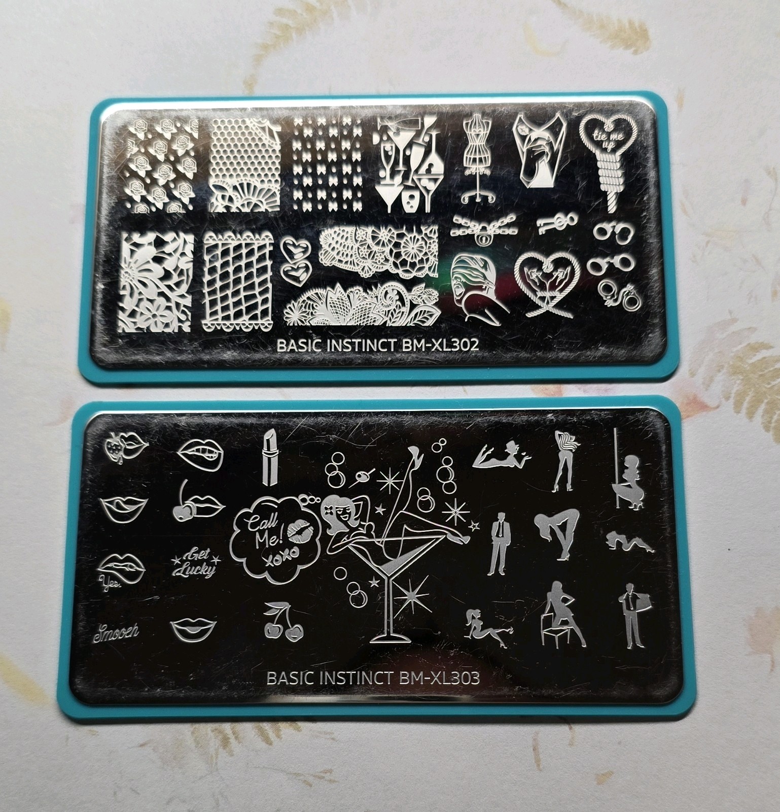 COMPLETE SET Maniology Bundle Monster Basic Instinct Nail Stamping BM-XL302 301