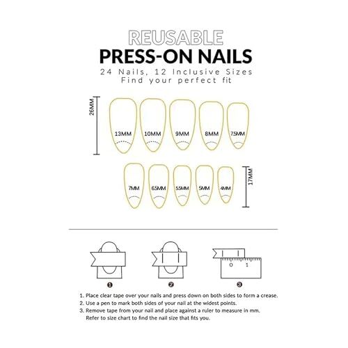 24 Pcs Almond Press on Nails French Tip RIICFDD Medium Fake Nails Nude Style 23
