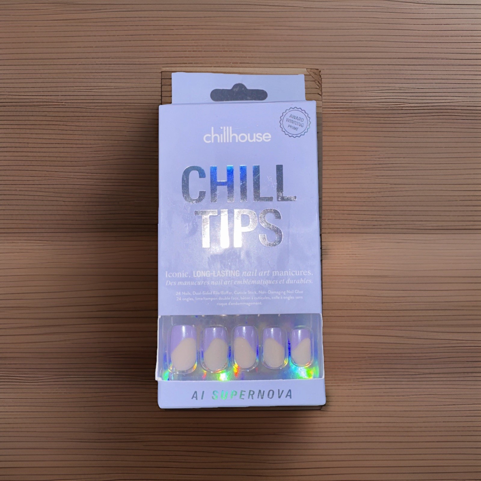 Chillhouse Chill Tips Press-On Fake Nails AI Supernova 24ct – Imperfect Box