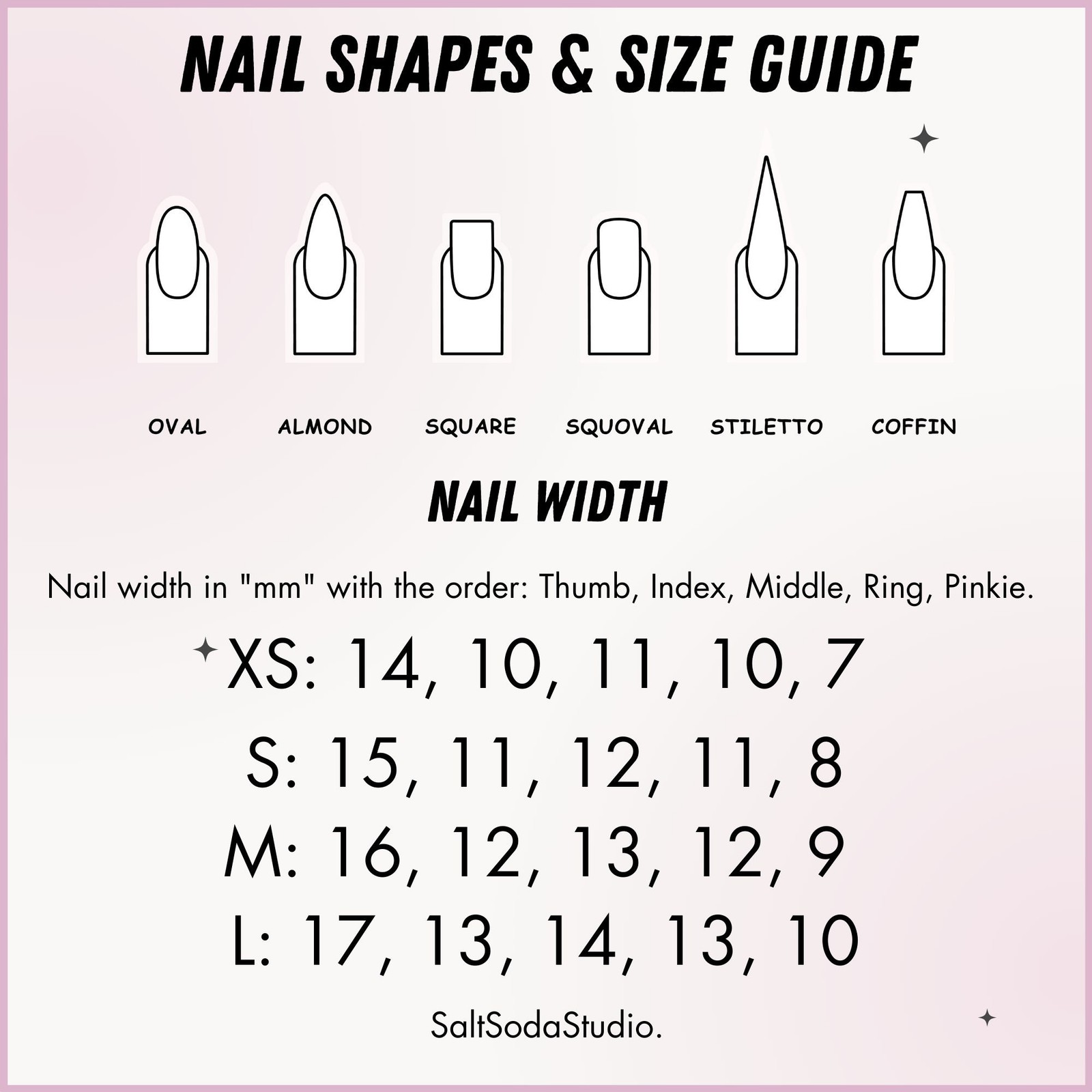 Custom Pure Handmade Nails Champagne Glitter Moon Star Rhinestone Manicure