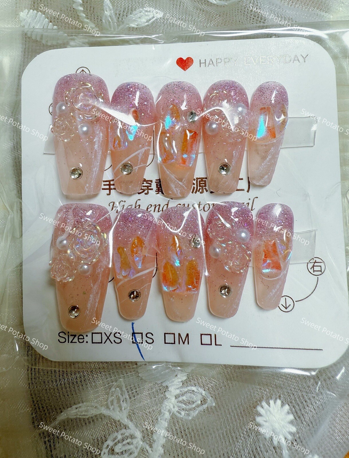 press on nails short