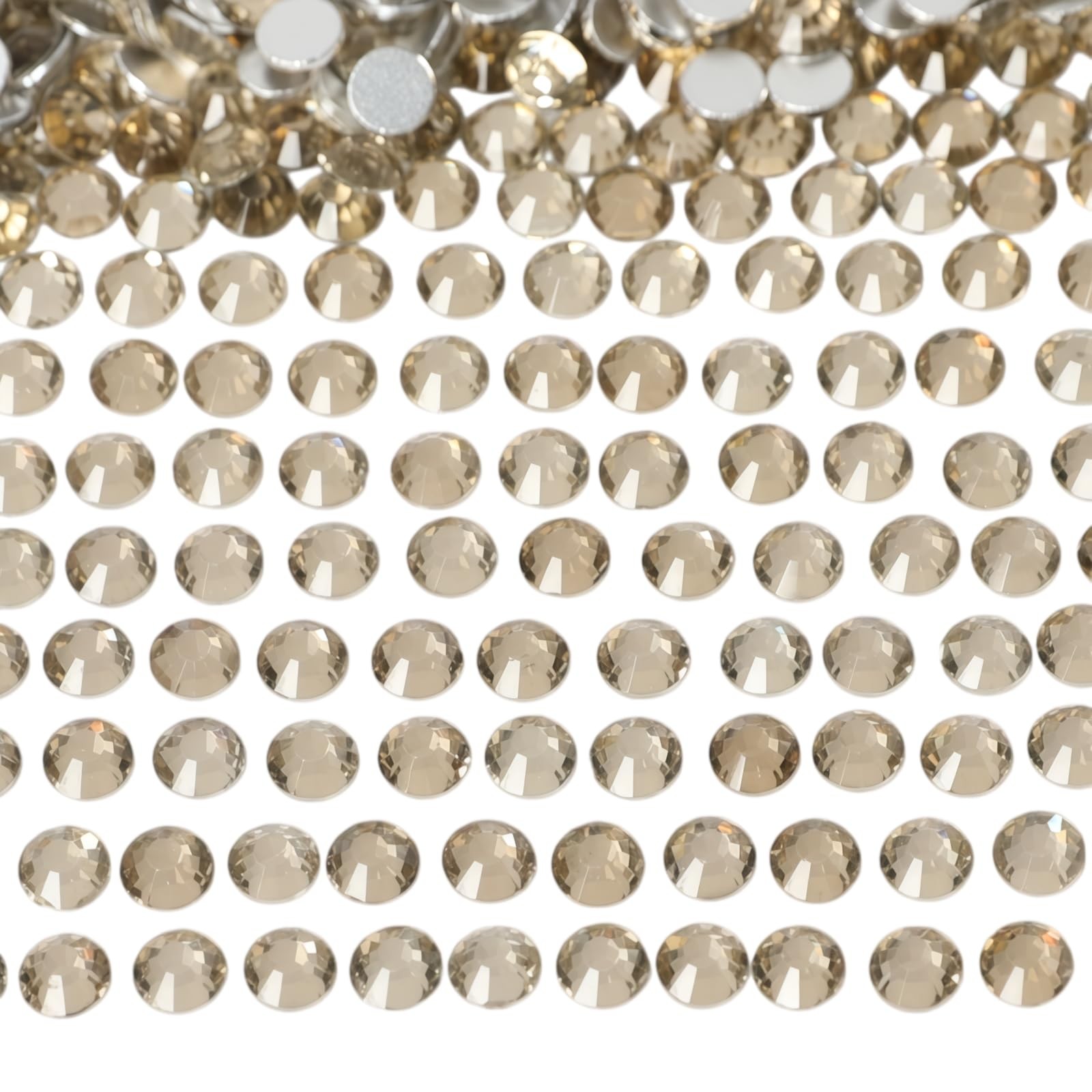 Diamonland Flatback Glass Crystal Rhinestones Rounds Gems for Bedazzling Nail…