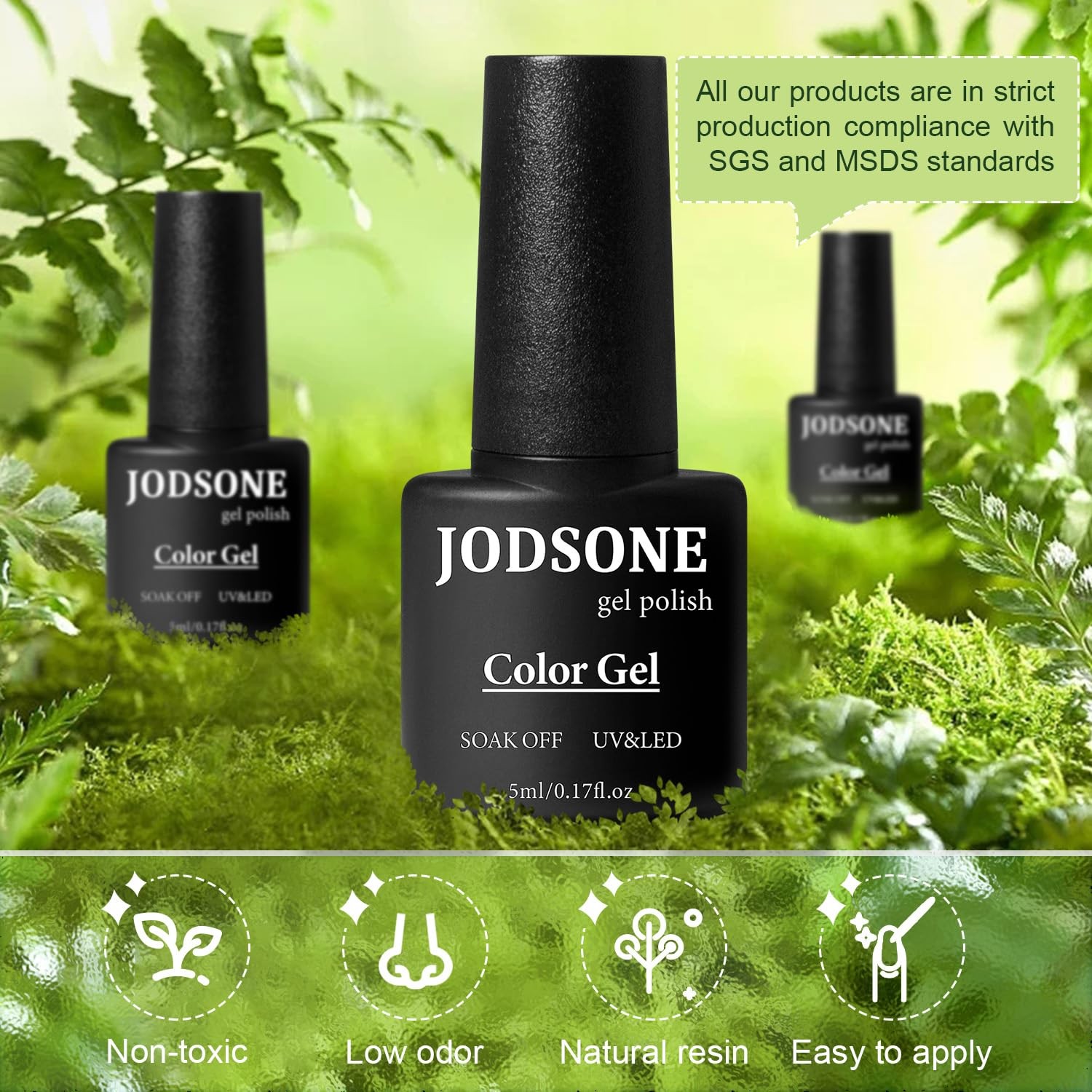 Kit De Esmalte De Unas Con Lampara UV Y 55 Colores Para Manicura De Regalo