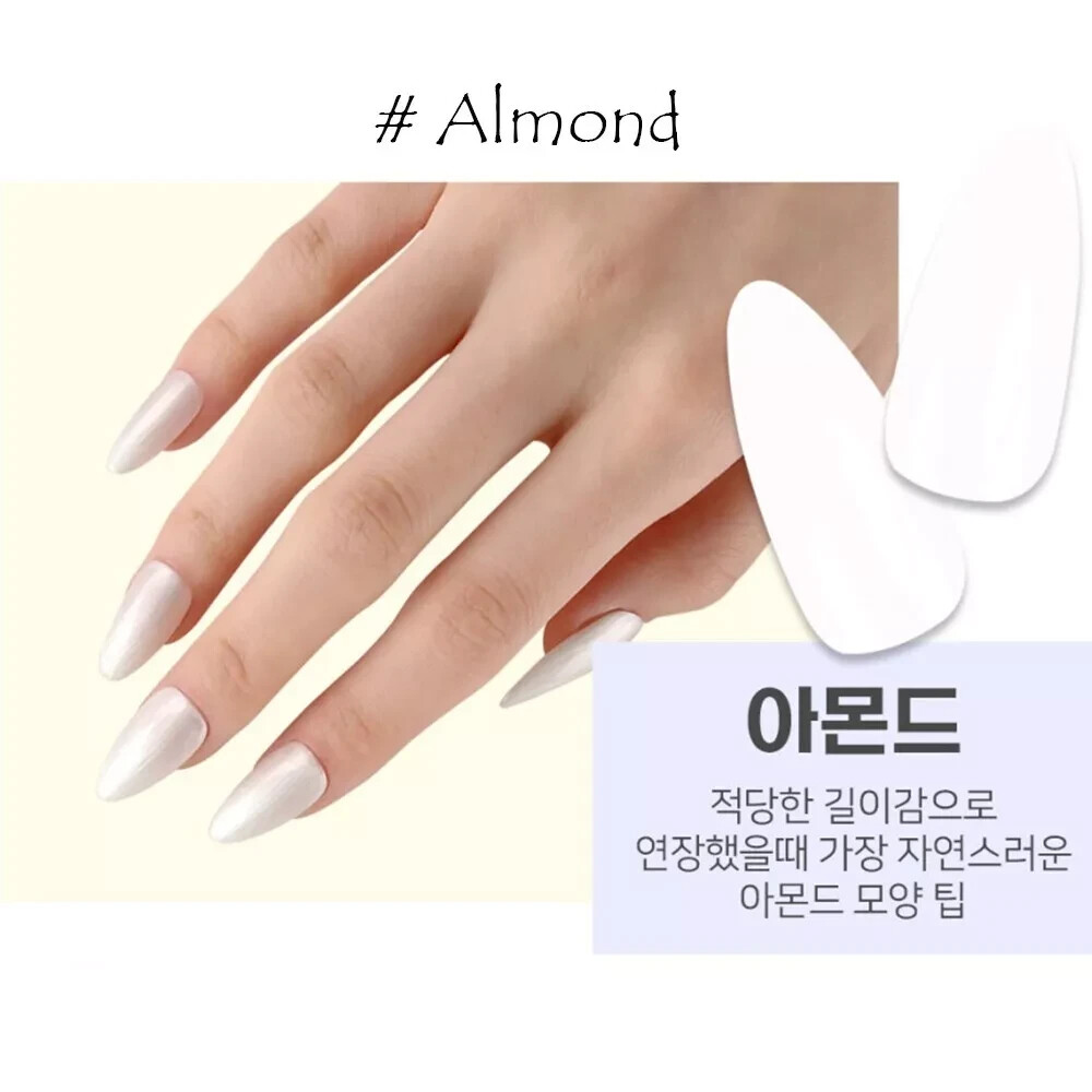 JELLO JELLO Fit Me Artificial Nail Tips 360pcs 12 Size 3 Type K-Beauty