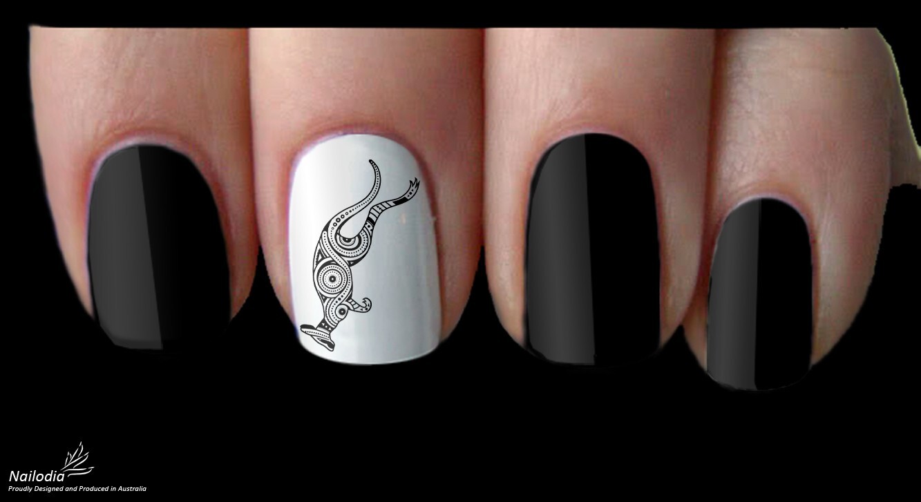 Australia Aboriginals Indigenous Painting Nail Art Decal Sticker