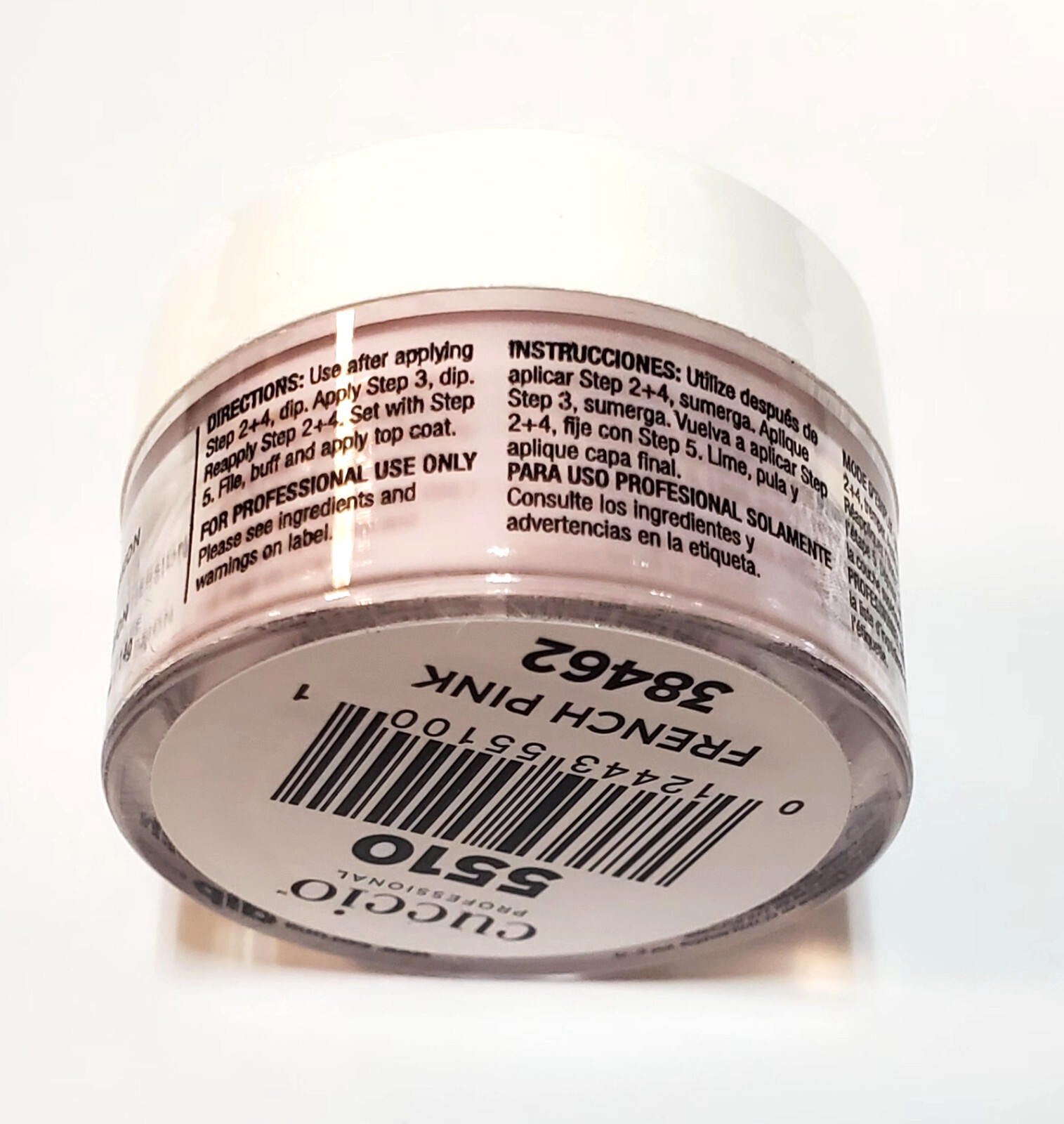 CUCCIO PRO Dipping Dip Powder Polish Nail Color French Pink 0.5 oz / 14g