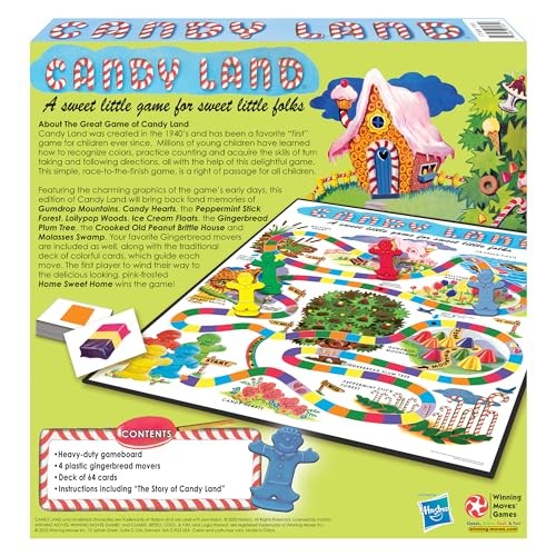 Winning Moves Games Candy Land 65th 10.5 x x 1.5 inches, Multicolor