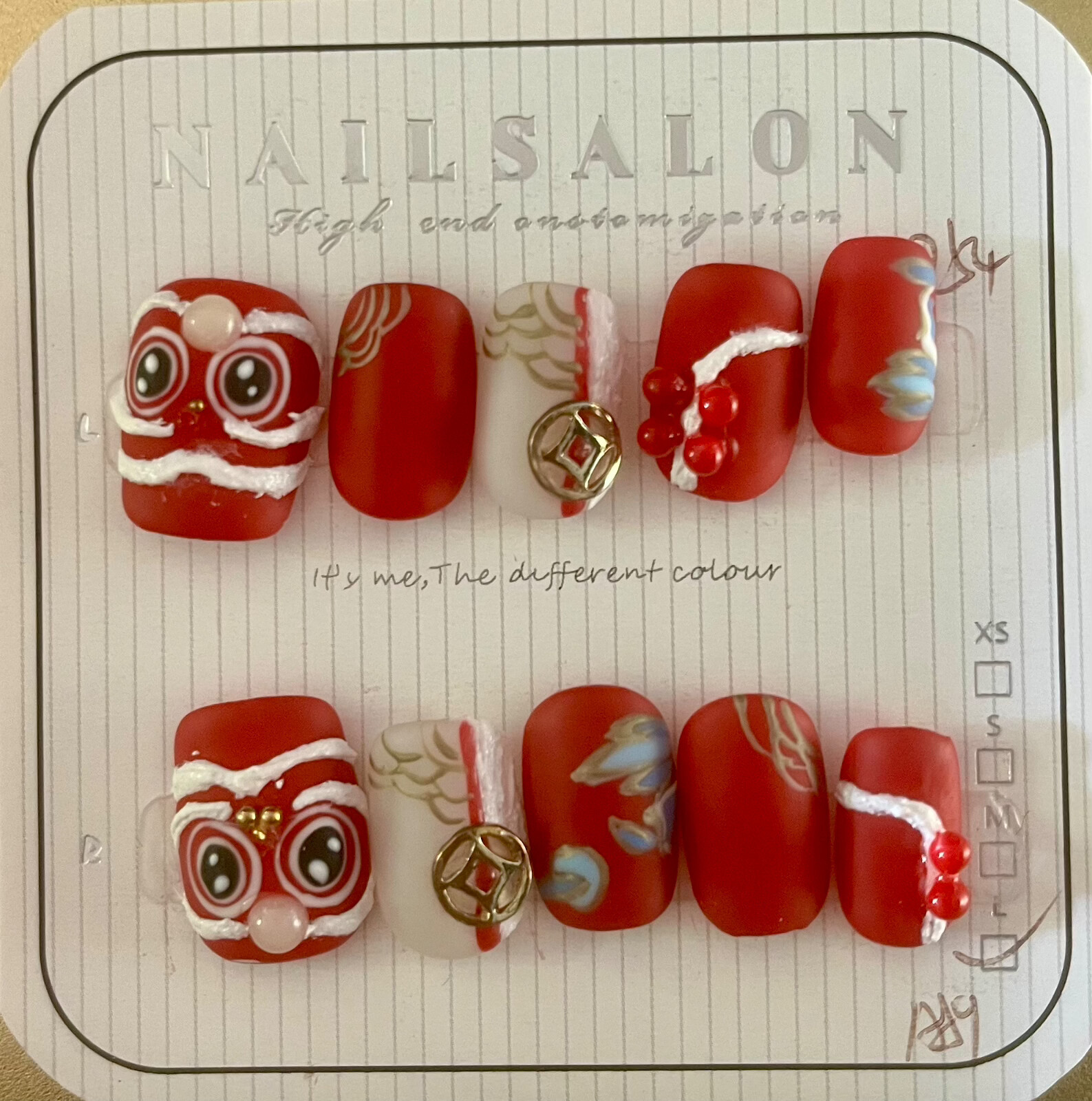 25Set Lot Price $111.9,100%Hand Made press on Nail, Free Glue&Essential Tools